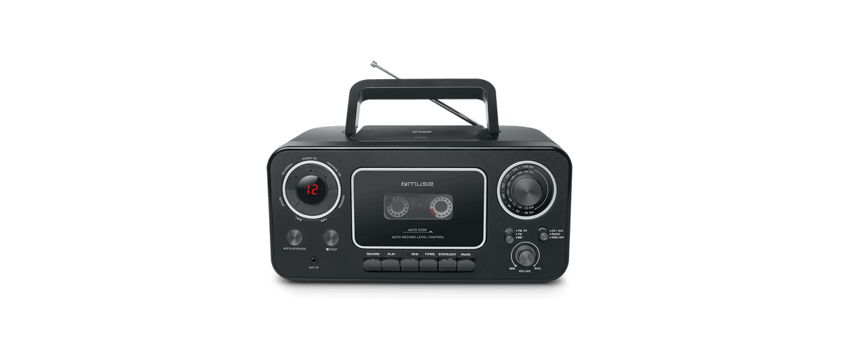 Muse M-182 RDC Portable CD Cassette Radio Recorder – view 4