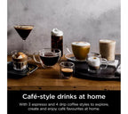 Ninja Luxe Café Premier Series ES601UK – Bean to Cup Coffee Machine with Milk Frother, Grinder & Barista Assist