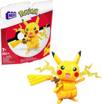 Mega Construx Pikachu toy figure with packaging on a white background