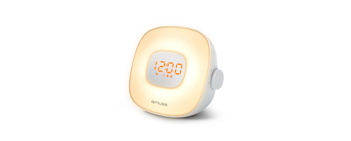 Muse ML-198 CR Wake-Up Light Clock Radio with Sunrise Simulation – view 2