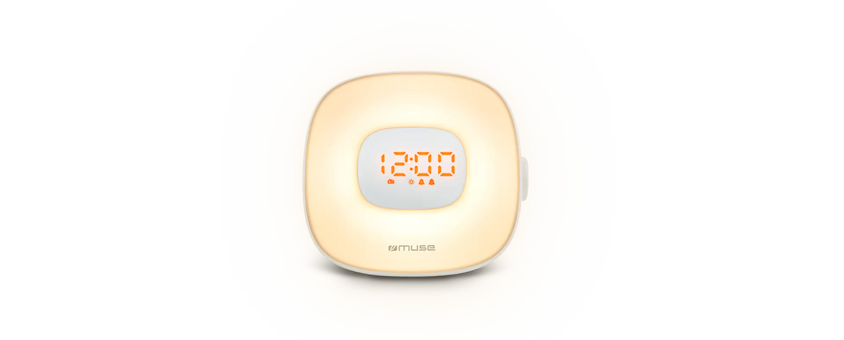 Muse ML-198 CR Wake-Up Light Clock Radio with Sunrise Simulation – view 3