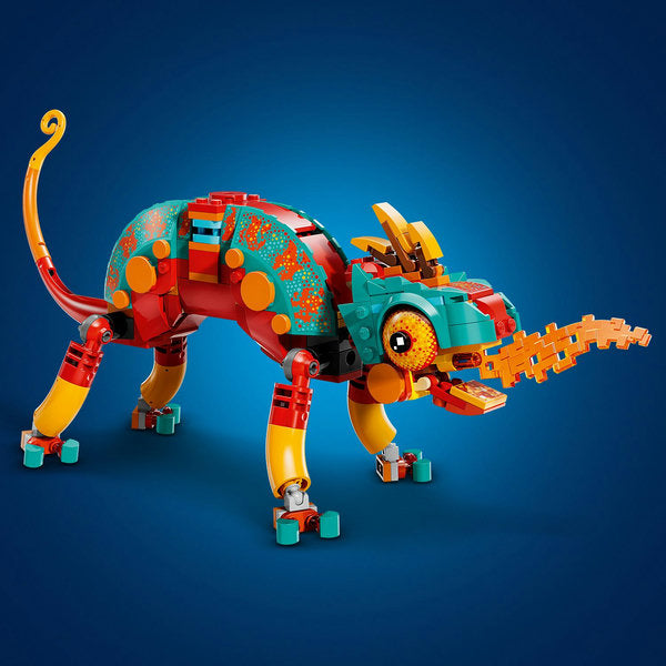 Chamelon Lego red and blue