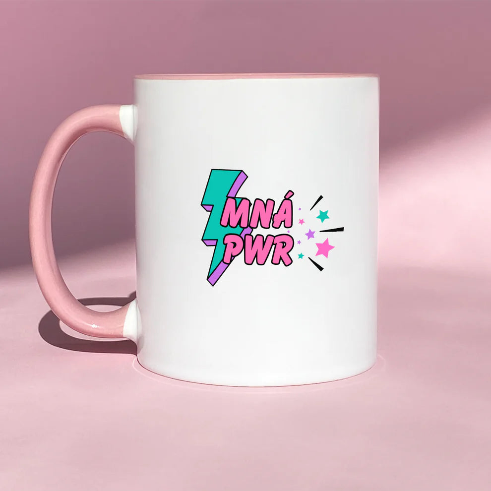 Mná Pwr Mug – Girl Power Irish Mug as Gaeilge