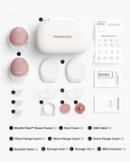 Momcozy M9 Mobile Flow Hands-Free Breast Pump – Smart Wearable Breast Pump