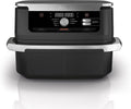 Ninja Foodi FlexDrawer Air Fryer 10.4L with a digital control panel in black color.