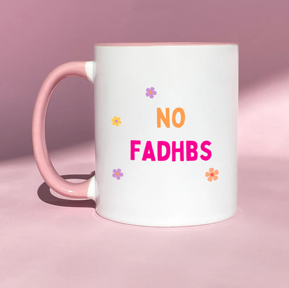 No Fadhbs Just Vibes Mug – Funny Irish Gaeilge Mug