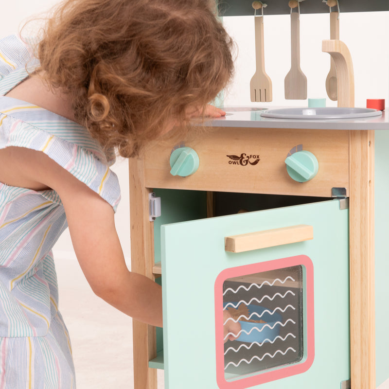 Owl & Fox Wooden Early Years Kitchen Set - FSC® certified - Flemings Department Store