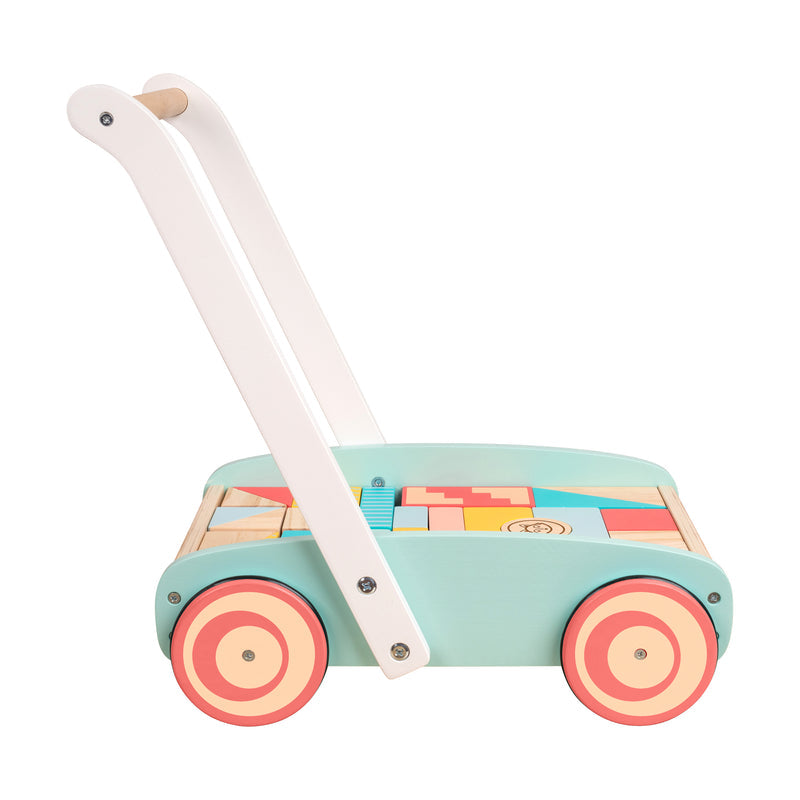 Owl & Fox Wooden Baby Walker and Blocks - FSC® certified - Flemings Department Store