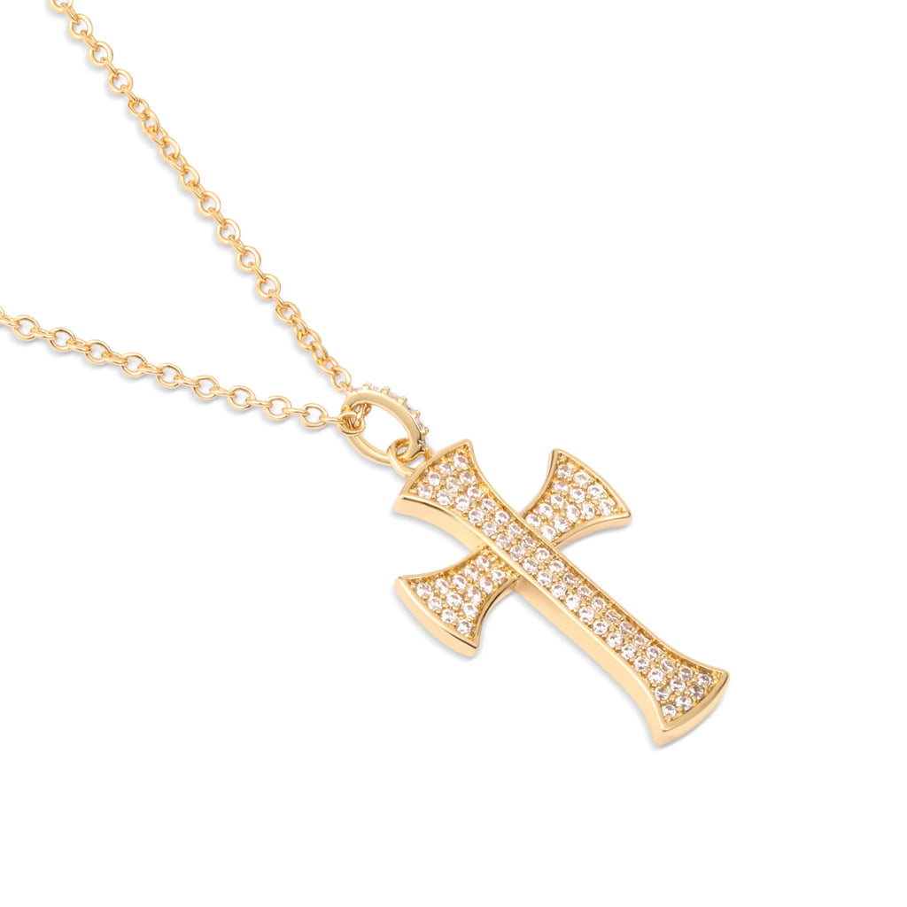 Newbridge Silverware Gold Plated Cross Pendant | Flemings Monaghan