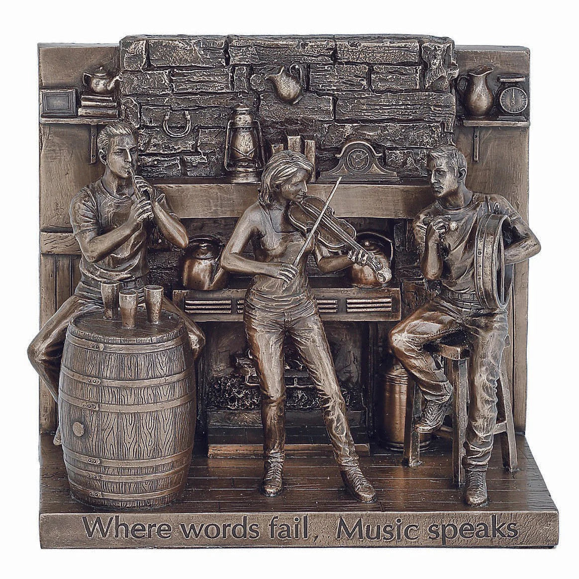 Genesis Ireland The Session bronze sculpture – Flemings Ireland