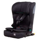 Black car seat with Profix brand logo on a white background