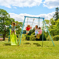 Triple Swing Set with Glider | 4 Kids | Adjustable Seats | TP