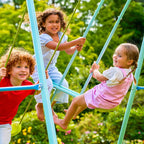 Triple Swing Set with Glider | 4 Kids | Adjustable Seats | TP