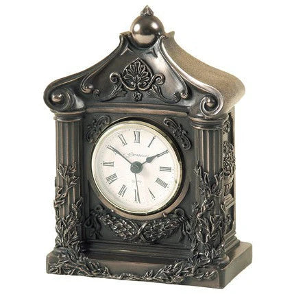 Monaghan Clock Genesis “Large Mantel Clock” – Traditional Bronze-Finish Timepiece