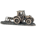 Tractor and Plough Statue from genesis cast in bronze