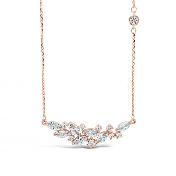Jewel by Absolute Flower Necklace | Silver, Gold & Rose Gold