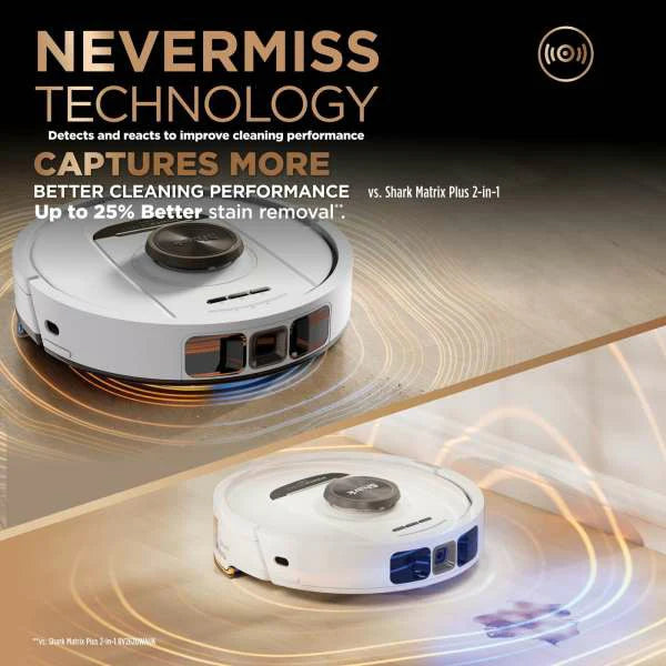 Shark PowerDetect NeverTouch Pro 2-in-1 Robot Vacuum & Mop |