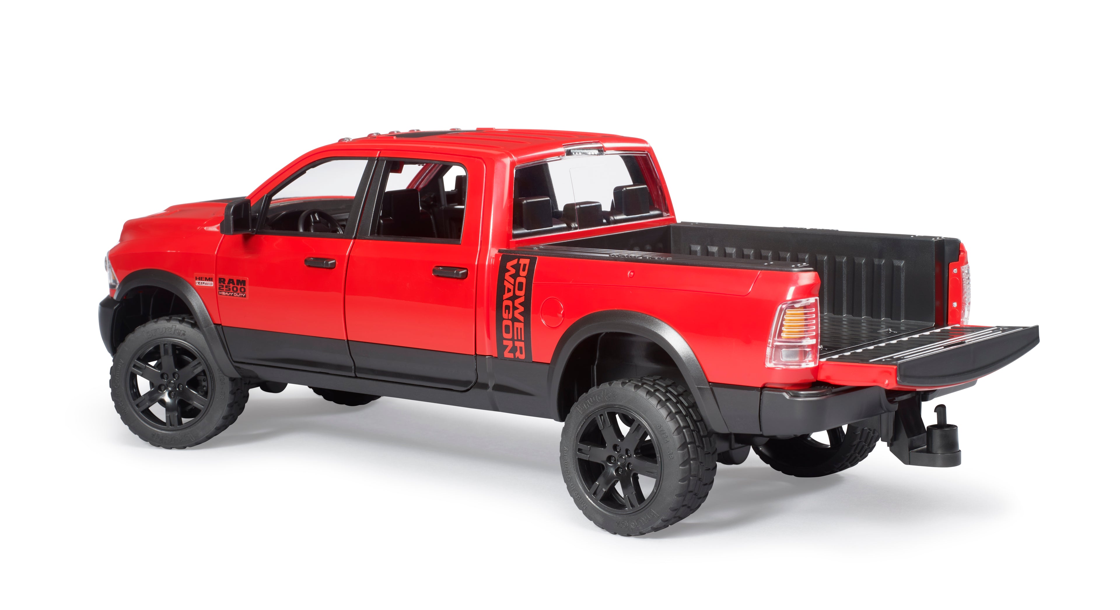 Rear Shot of the RAM 2500 power wagon in red