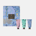 Sara Miller hand cream set with a decorative box on a white background