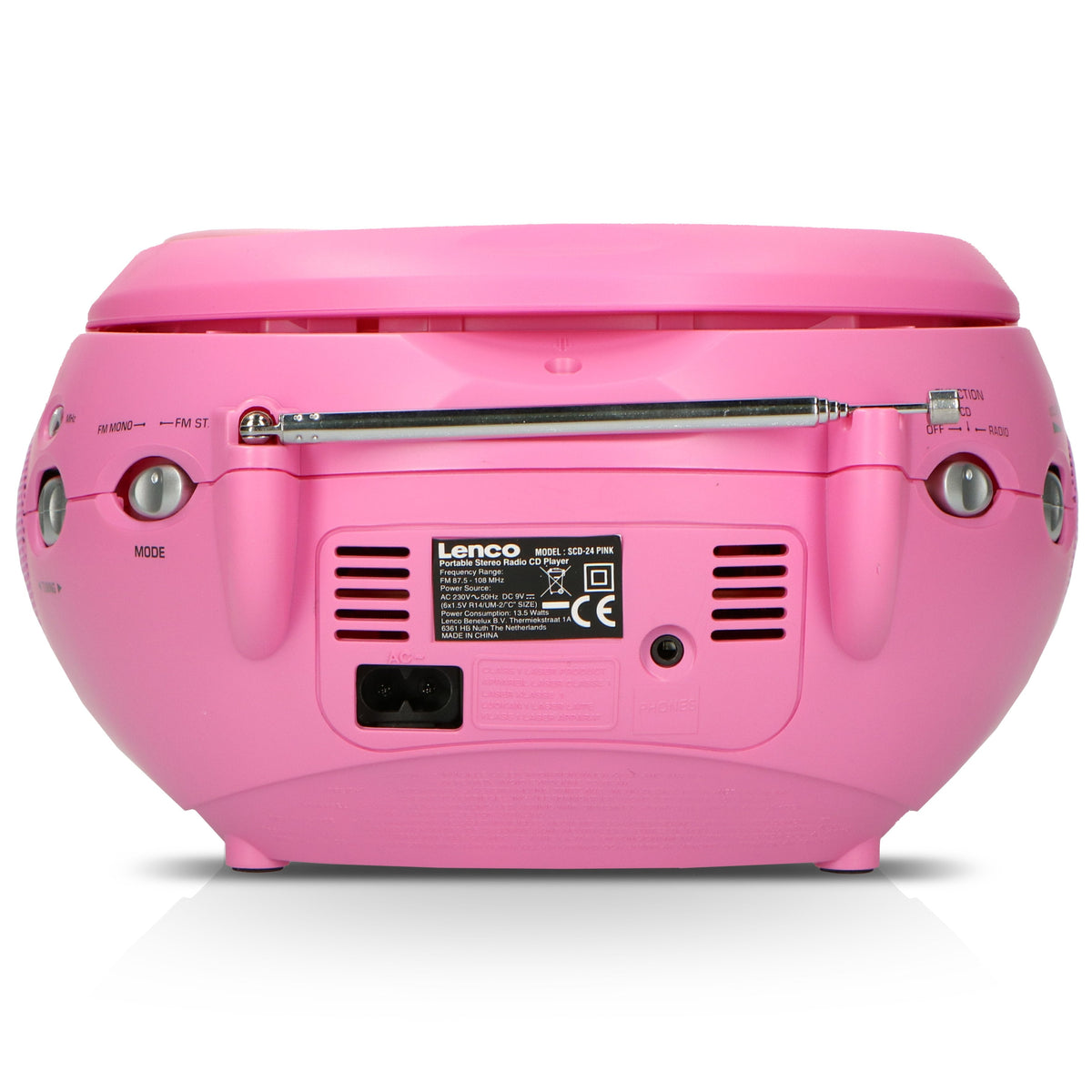 Lenco SCD-24 Portable FM Radio & CD Player – view 5