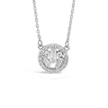 Jewel by Absolute Baguette Cluster Necklace | Silver or Gold