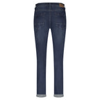 Red Button Kate Embroidery straight-leg jeans in Dark Stone 