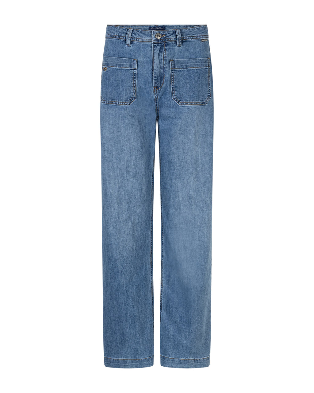 Stonewash High Rise Wide Leg Jeans | Red Button Colette