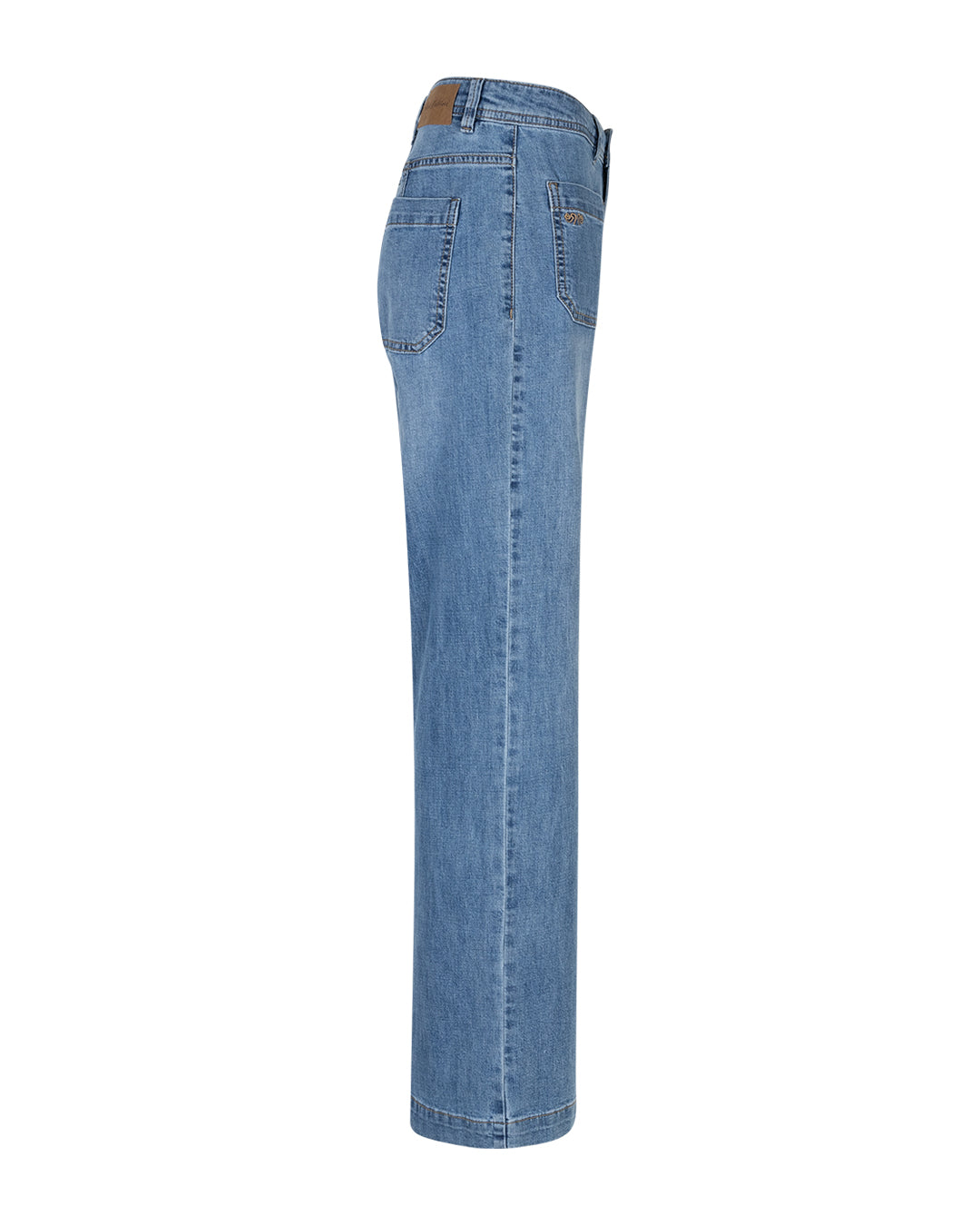 Stonewash High Rise Wide Leg Jeans | Red Button Colette