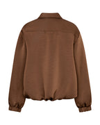 Red Button Avy Satin Jacket – Latte
