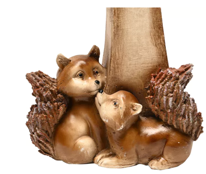 COUNTRY LIVING 2 SQUIRRELS WITH A MUSHROOM ORNAMENT - Flemings Department Store