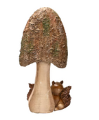COUNTRY LIVING 2 SQUIRRELS WITH A MUSHROOM ORNAMENT - Flemings Department Store