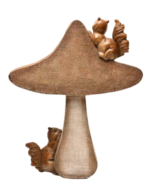 COUNTRY LIVING 2 SQUIRRELS "WELCOME" ORNAMENT - Flemings Department Store