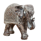 AZTEC PATTERNED ELEPHANT FIGURINE - Flemings Department Store
