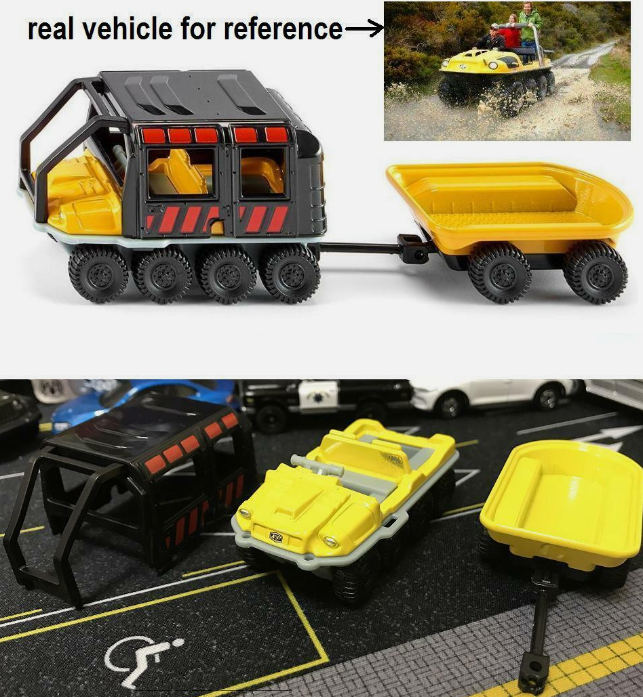 ARGO AVENGER WITH TRAILER 1:87 - Flemings Department Store