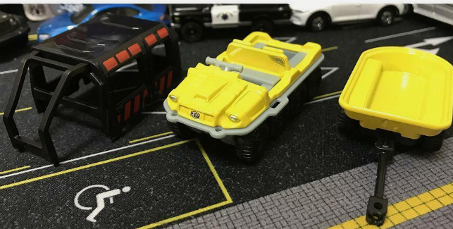 ARGO AVENGER WITH TRAILER 1:87 - Flemings Department Store