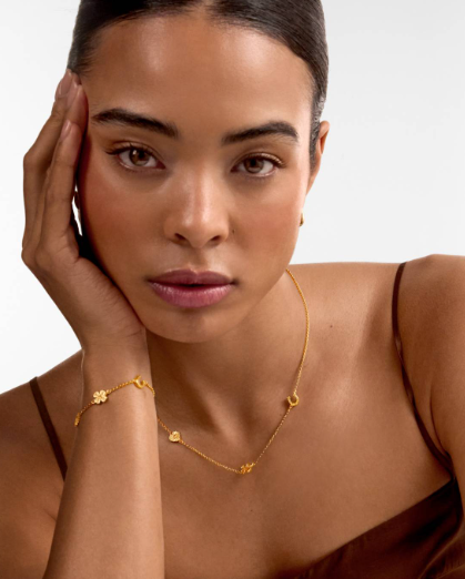 Lucky Charm Waterproof Gold Necklace - image 2