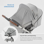 ShineSafe Premium awning, grey - Flemings Department Store