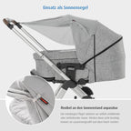 ShineSafe Premium awning, grey - Flemings Department Store