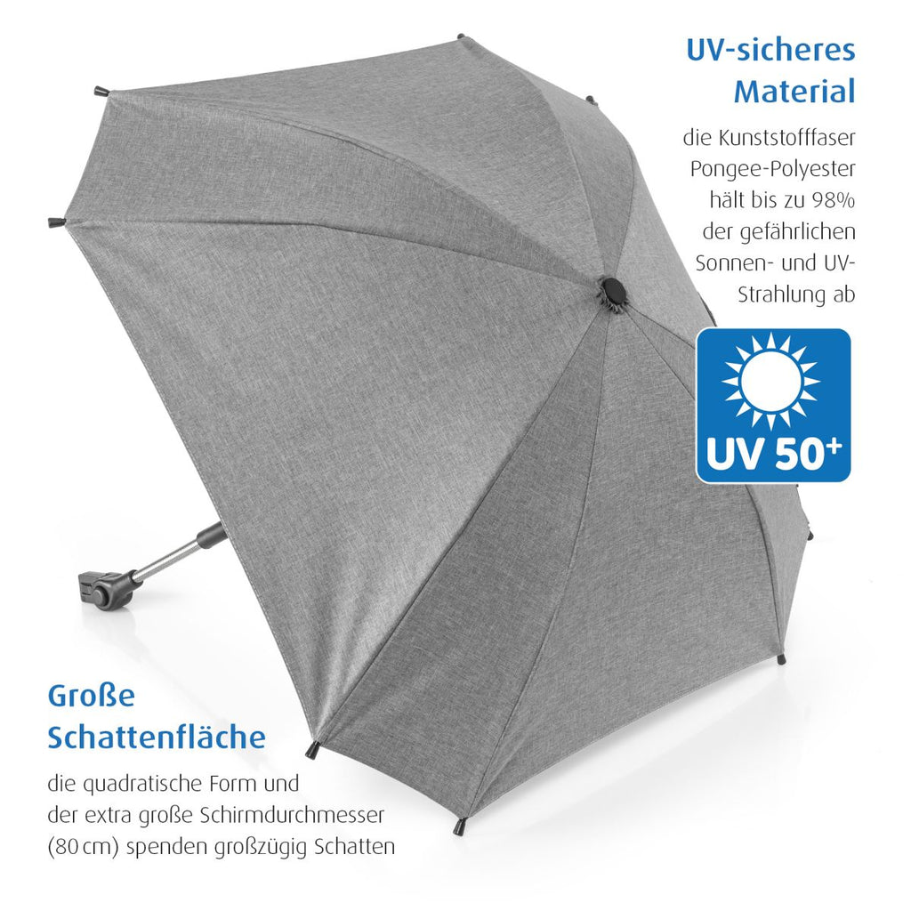 ShineSafe+ pushchair sunshade, grey-melange - Flemings Department Store
