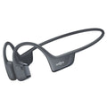 Shokz bone conduction headphones on a white background