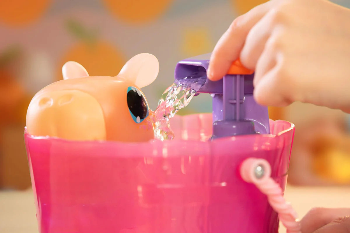 Animagic Let's Glo Capybara Spa Time Set – Light-Up Squishy Bath Toy