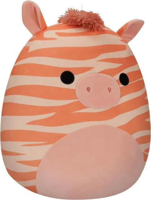 SQUISHMALLOWS 20 INCH JOSUE PEACH ZEBRA - Flemings Department Store