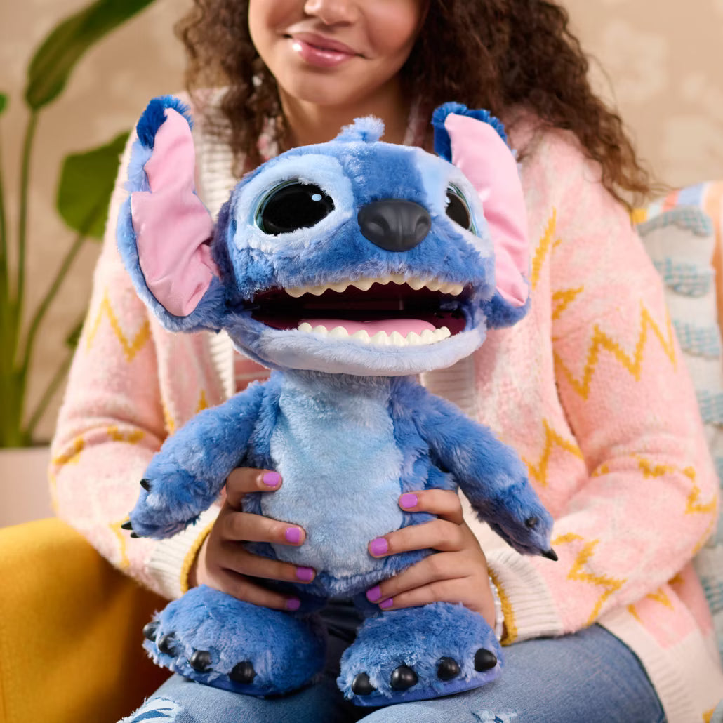 Disney Ultimate Stitch interactive plush soft toy with lights and sounds