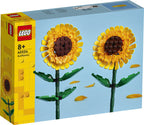 LEGO Sunflowers set packaging with sunflowers and LEGO branding.