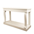 Scroll Console Table – Ivory Finish (130 cm) | Elegant Hallway & Living Room Table Ireland