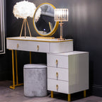 Nadia Dressing-Table Set – White Finish, Vanity Table for Irish Bedrooms