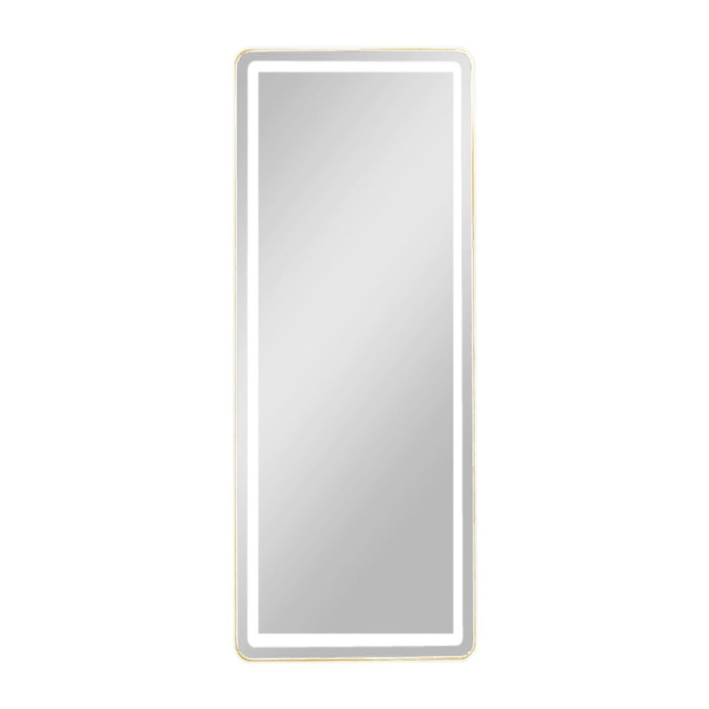 Modena led cheval mirror white 160 x 50cm - Flemings Department Store