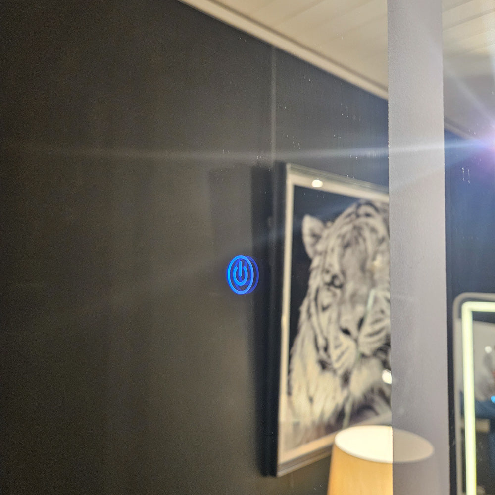 Modena led cheval mirror white 160 x 50cm - Flemings Department Store