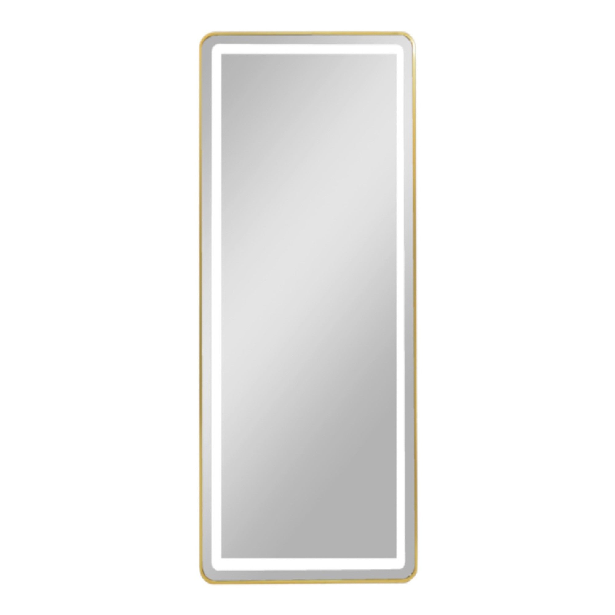 Gold LED Cheval Mirror 170x70cm | Luxe Irish Elegance