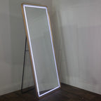 Gold LED Cheval Mirror 170x70cm | Luxe Irish Elegance